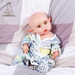 16.5'' Reborn Baby Dolls Kids Toy Lifelike Real Soft Handmade Elf Girl Doll Gift