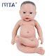 16'' Ivita Full Body Silicone Reborn Baby Girl Doll Painted Hair Realistic Toys