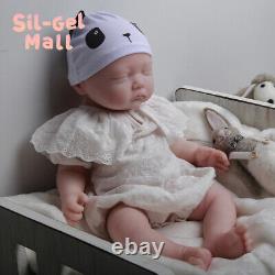 17.7 Sleeping Girl Reborn Baby Dolls Handmade Newborn Doll Lifelike PaintedDoll