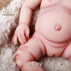 17 Full Body Reborn Baby Doll Full Soft Silicone Newborn Girl Kids Toddler Gift