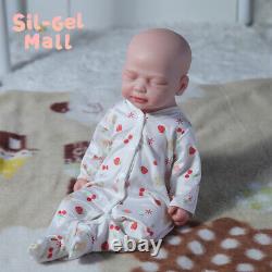 18.5Closed Eyes Realistic Reborn Baby Dolls Silicone Cute Newborn Girl Handmake