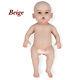 18.5 Full Silicone Reborn Baby Doll Soft Silicone Newborn Doll For Infant Gift