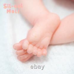 18.5 Platinum Silicone Doll 3.16kg Reborn Baby Dolls Soft Silicone Body BoyDoll