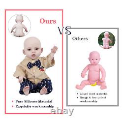 18.5 Reborn Baby Doll Full Body Real Silicone Reborn Baby Girl Gifts for Child
