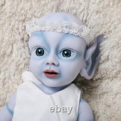 18 Realistic Big Eyes Cute Girl Handmade Soft Silicone Elf Doll Playmate Toys