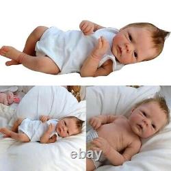 18inch Reborn Baby Dolls Silicone Body Doll Newborn Doll Full Handmade Kids Gift