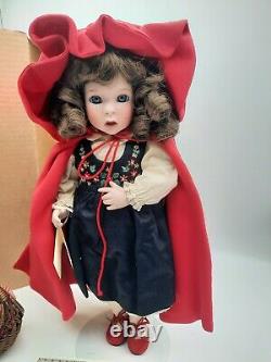 1992 Wendy Lawton Artist Porcelain Doll Little Red Riding Hood # 480 NIB 13