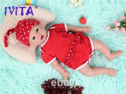 19Cute Boy and Girl Reborn Baby Doll Full Body Silicone Real Touch Xmas Gifts