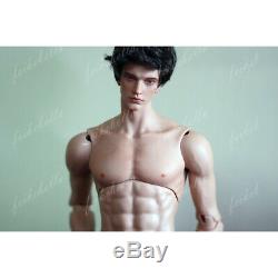 19'' Tall BJD Doll Handsome Boy Male Uncle Body Resin Doll + Eyes + Face Makeup