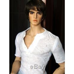 19'' Tall BJD Doll Handsome Boy Male Uncle Body Resin Doll + Eyes + Face Makeup