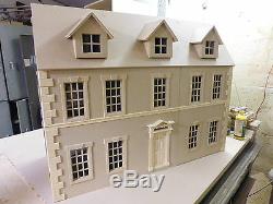 1/12 scale Dolls House Dalton 7 Room Dolls House 3ft wide kit by DHD