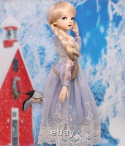 1/3 BJD Doll 60cm BJD Ball Jointed Dolls Princess with Changeable Dress Eyes Wig