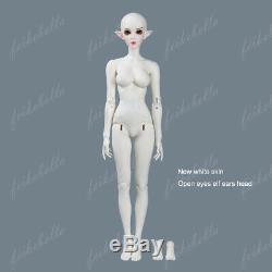 1/3 BJD Doll Elves Girl Human Girl Resin Ball Jointed Doll + Eyes + Face Makeup