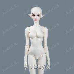 1/3 BJD Doll Elves Girl Human Girl Resin Ball Jointed Doll + Eyes + Face Makeup