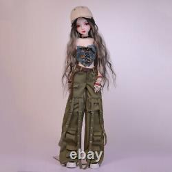 1/3 BJD Doll Fashion Girl Doll 22 in Height Toy with Removable Outfits Full Set