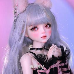 1/3 BJD Doll Toy Full Set 22 in Height Girl Body Removable Fashion Clothes Wigs