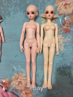 1/4 BJD Doll Ball Jointed Dolls Girl Elf Ears- resin free eyes with face make up