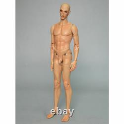 1/4 BJD Doll Boy Man Resin Naked Unpainted Body + Free Eyes + Face Make Up Head