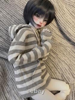 1/4 BJD Doll Male Bare Dolls Resin Ball Joined Boy Doll Face Makeup Eyes