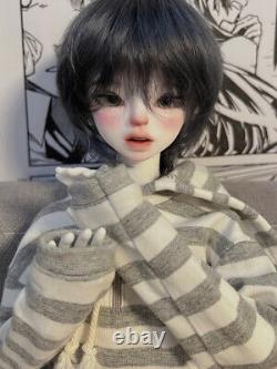 1/4 BJD Doll Male Bare Dolls Resin Ball Joined Boy Doll Face Makeup Eyes