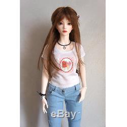1/4 BJD Girl Doll 45cm Tall Resin Unpainted Doll + Free Eyes without Any Makeup