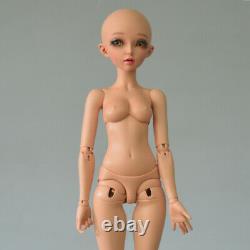 1/4 BJD SD Doll Cute Girls Resin Bare Unpainted Doll + Free Eyes + Face Makeup
