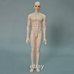 1/4 BJD SD Dolls 19in Handsome Boy Male Resin Bare Doll + Eyes + Face Makeup