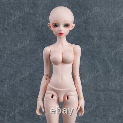 1/4 BJD SD Dolls Cute Girl Female Human Body Resin Doll + Eyes + Face Make up