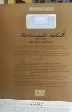 2001 MADEMOISELLE ISABELLE BARBIE Limited Edition- BOX UNOPENED PORTRAIT COL