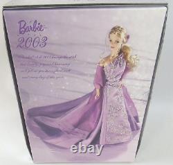 2003 Collector Edition Barbie Doll in Lavender Gown Treasure Hunt Redhead Barbie