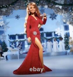 2023 Barbie Signature Mariah Carey Holiday Doll Christmas Red Dress PRESALE