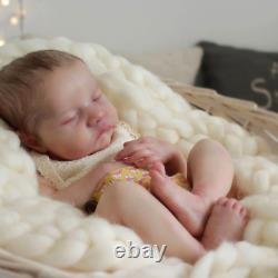 20'' Reborn Baby Doll Vinyl Silicone Body Sleeping + Clothes, (US ONLY)