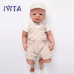 21'' Full Silicone Reborn Baby Doll Lifelike Waterproof Newborn Boy Xmas Gifts