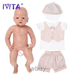 21'' Full Silicone Reborn Baby Doll Lifelike Waterproof Newborn Boy Xmas Gifts