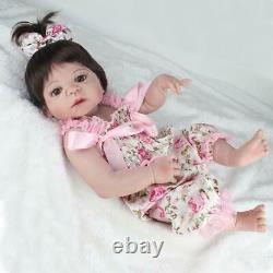 22 Lifelike Reborn Baby Doll Handmade Silicone Full Body Vinyl Newborn Dolls