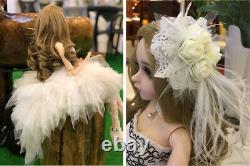 24 New 1/3 Handmade PVC BJD MSD Lifelike Dolls Joint Dolls Women Girl Gift Eve