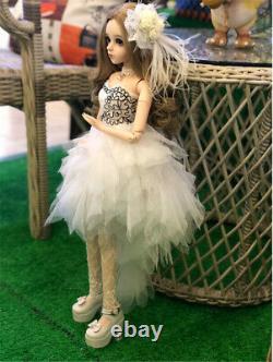 24 New 1/3 Handmade PVC BJD MSD Lifelike Dolls Joint Dolls Women Girl Gift Eve