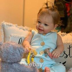 24inch Vinyl Silicone Reborn Toddler Doll Girl Bebe Huge Baby Size 3D Skin Vi