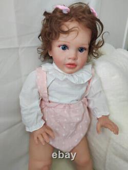 26in Already Finished Doll Reborn Toddler Huge Baby Lifelike 3D Skin Girls Toys