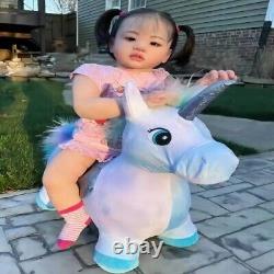 30inch Huge Reborn Baby Doll Already Finished With Hand-Rooted Hair Toddler Girl