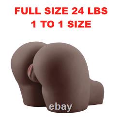 3D Silicone Sex Ass Doll Realistic Lifelike Real Adult Male Love Toy For Men BLK