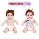 47cm Newborn Rebirth Doll Lifelike Cute Silicone Baby Toy Kids Gift