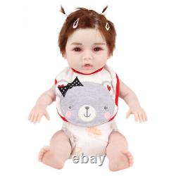 47CM Newborn Rebirth Doll Lifelike Cute Silicone Baby Toy Kids Gift