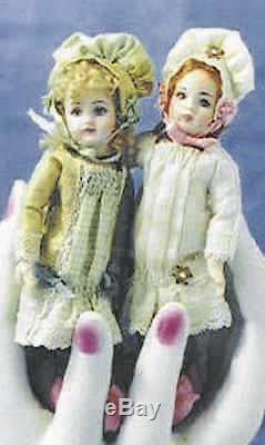 4 Reproduction Antique Doll Molds by Doreen Sinnett