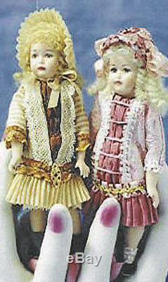 4 Reproduction Antique Doll Molds by Doreen Sinnett