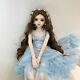 60cm 24inch Bjd Doll Princess Beautiful Female Girl Dolls With Blue Dress Set