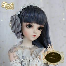 60cm BJD Doll 1/3 Ball Jointed Girl + Face Makeup + Wigs + Clothes FULL SET Gift