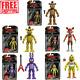 6 Fnaf Figures Freddy Bonnie Chica Foxy Bear Five Five Nights Action Figure Toy