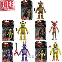 6 FNAF Figures Freddy Bonnie Chica Foxy Bear Five Five Nights Action Figure Toy