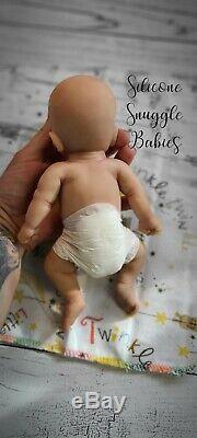 8 Micro Preemie Full Body Silicone Baby Girl Doll Izzy